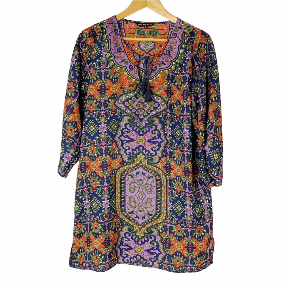 NLW Boho Turkish boho style tunic large